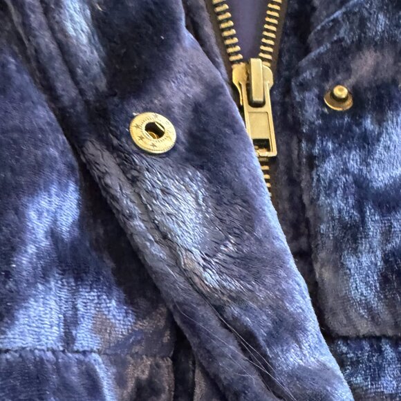 Free People Velvet Puffer Bomber Jacket - Picture 11 of 11